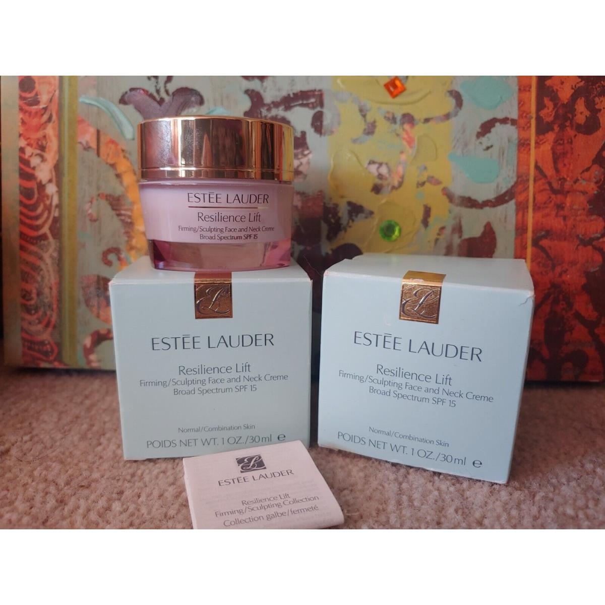 Estee Lauder Resilience Lift Firming/sculpting Face Neck Creme Spf 15 1 oz/30ml