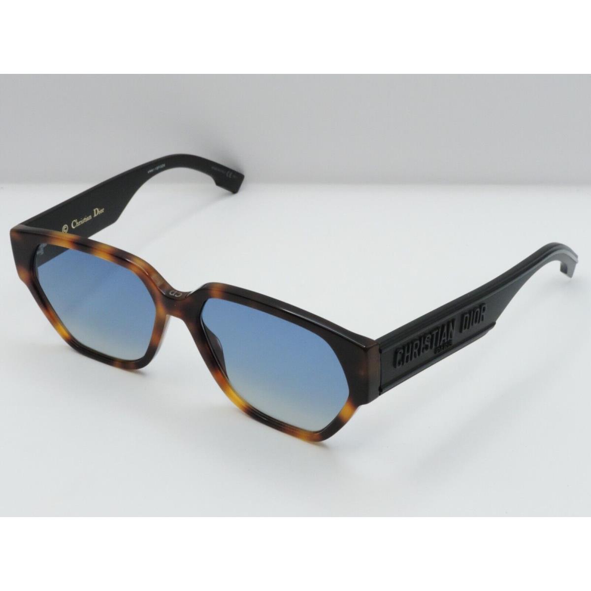 Christian Dior ID1 Geo Women`s Sunglasses 086 Brown/blue 57-16-145