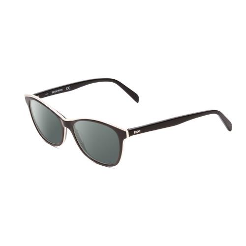 Emilio Pucci EP5098 Women Cateye Polarized Sunglasses Black/white 54mm 4 Options - Frame: Beige, Lens: Smoke Grey Polar