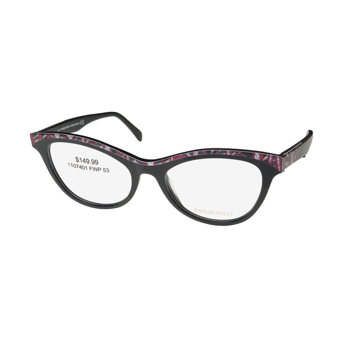 Emilio Pucci 5036-3 Cateye Colorful Italian Designer Rare Eyeglass Frame/glasses