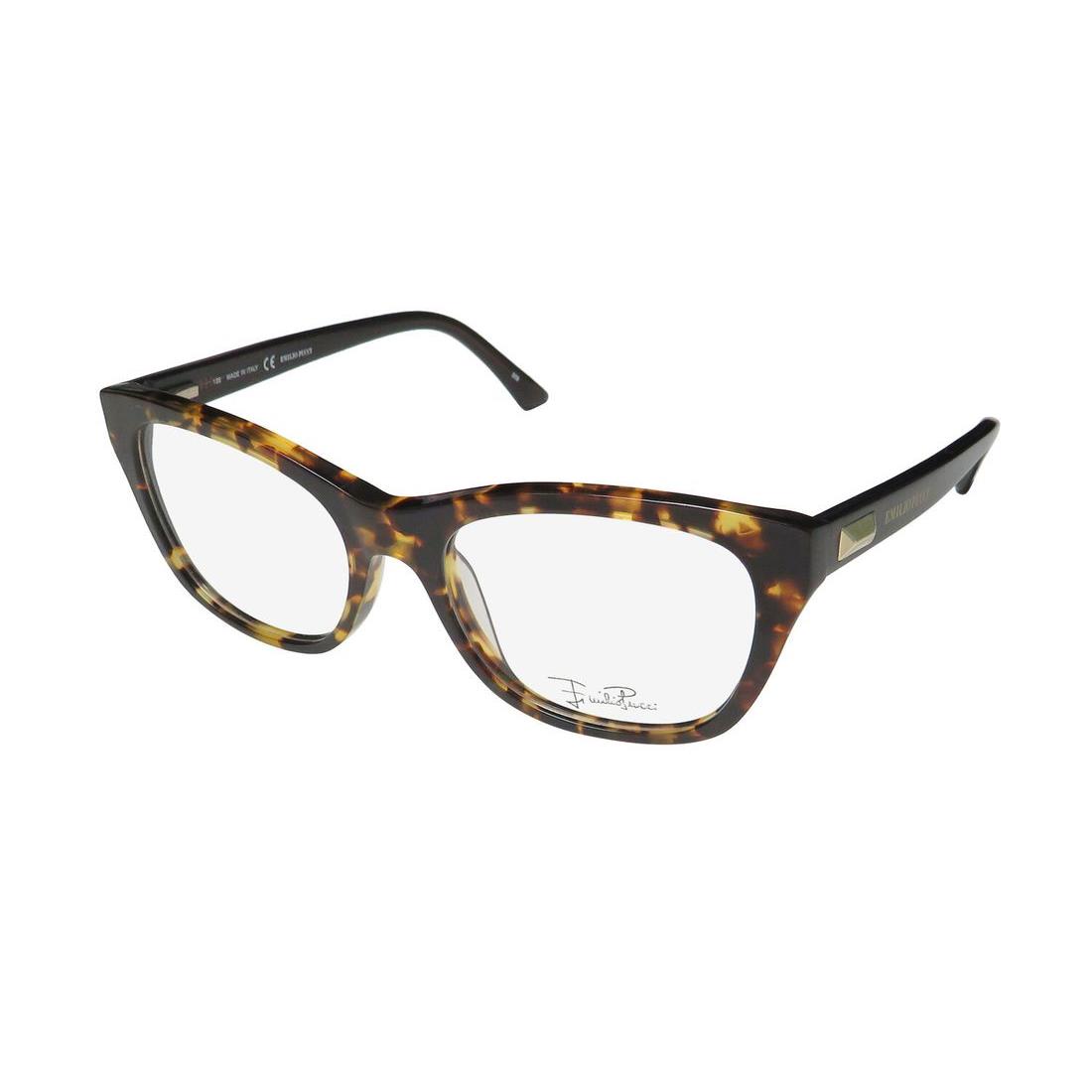 Emilio Pucci 2708 Cat Eye Shape Lenses Italian Eyeglass Frame/eyewear Tortoise