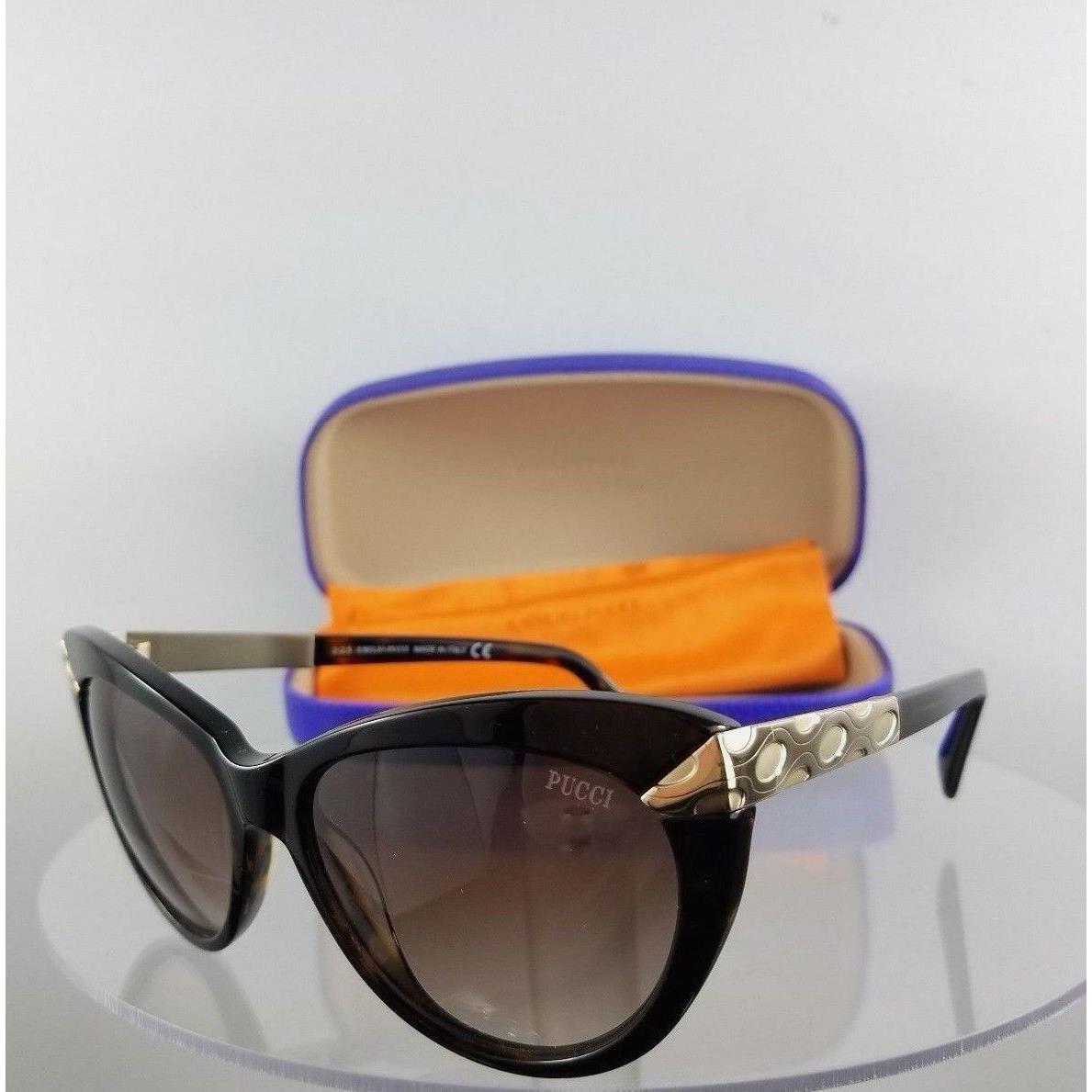 4 Emilio Pucci Sunglasses EP17 01B Black Gold Frame EP 17