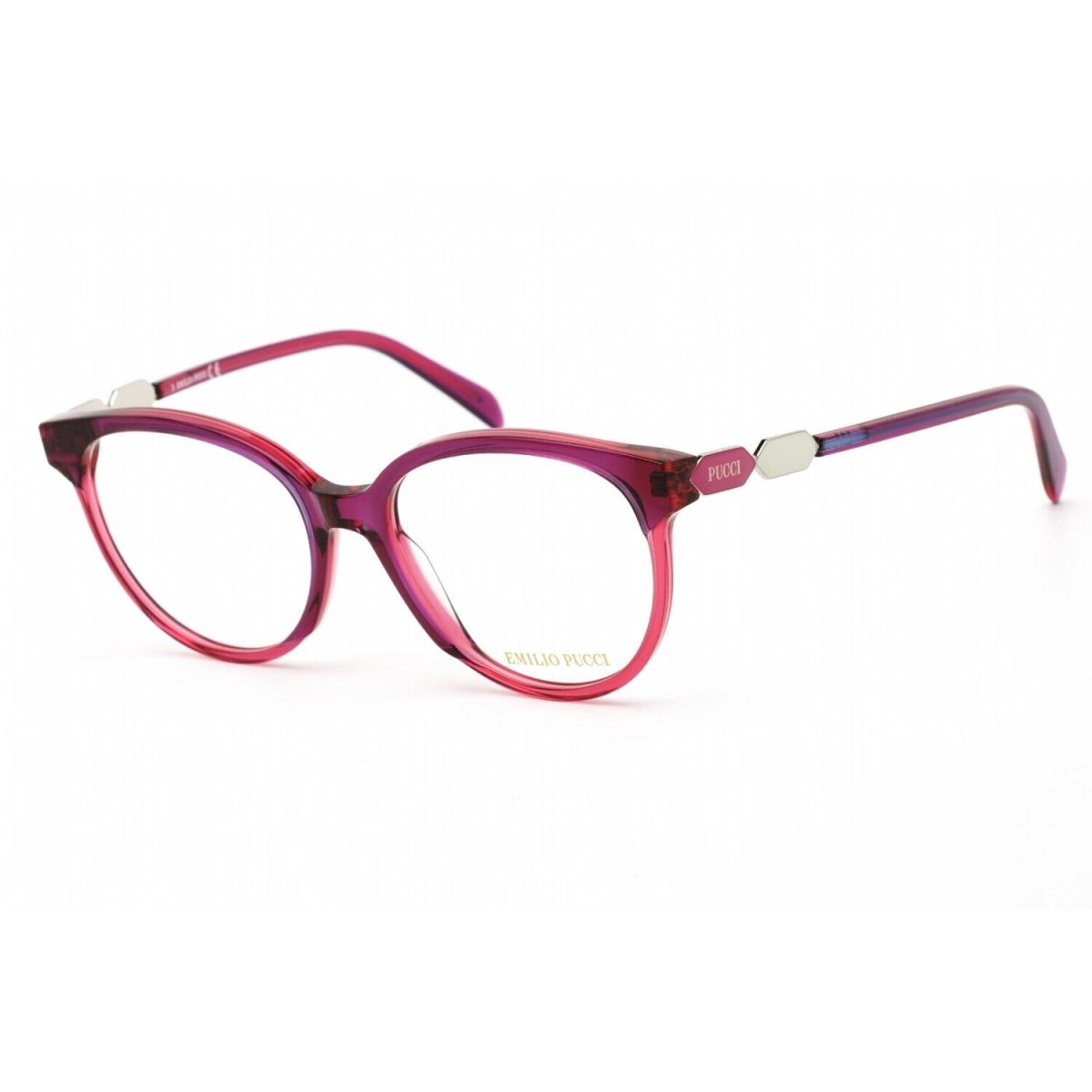 Emilio Pucci EP 5184 083 Eyeglasses Violet Red Frame 53mm