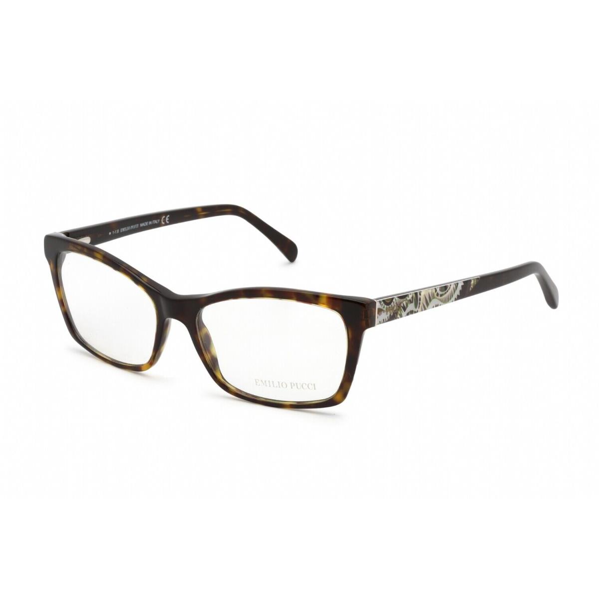 Emilio Pucci EP 5033 52 Eyeglasses Havana Frame 54mm