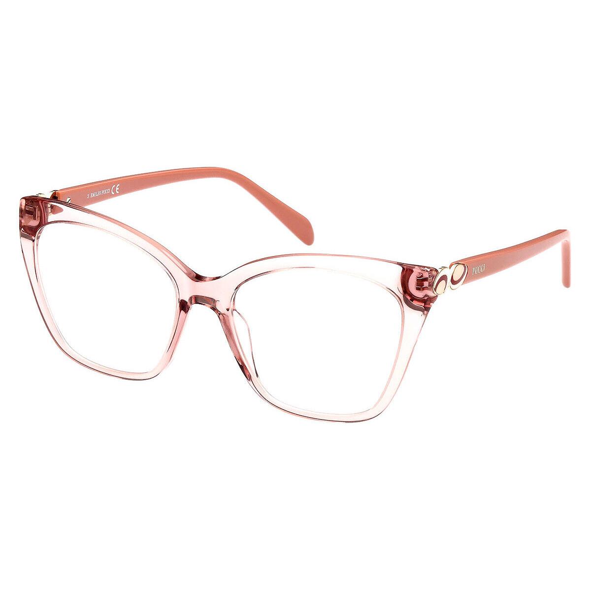 Emilio Pucci EP5195 Eyeglasses Women Square 54mm