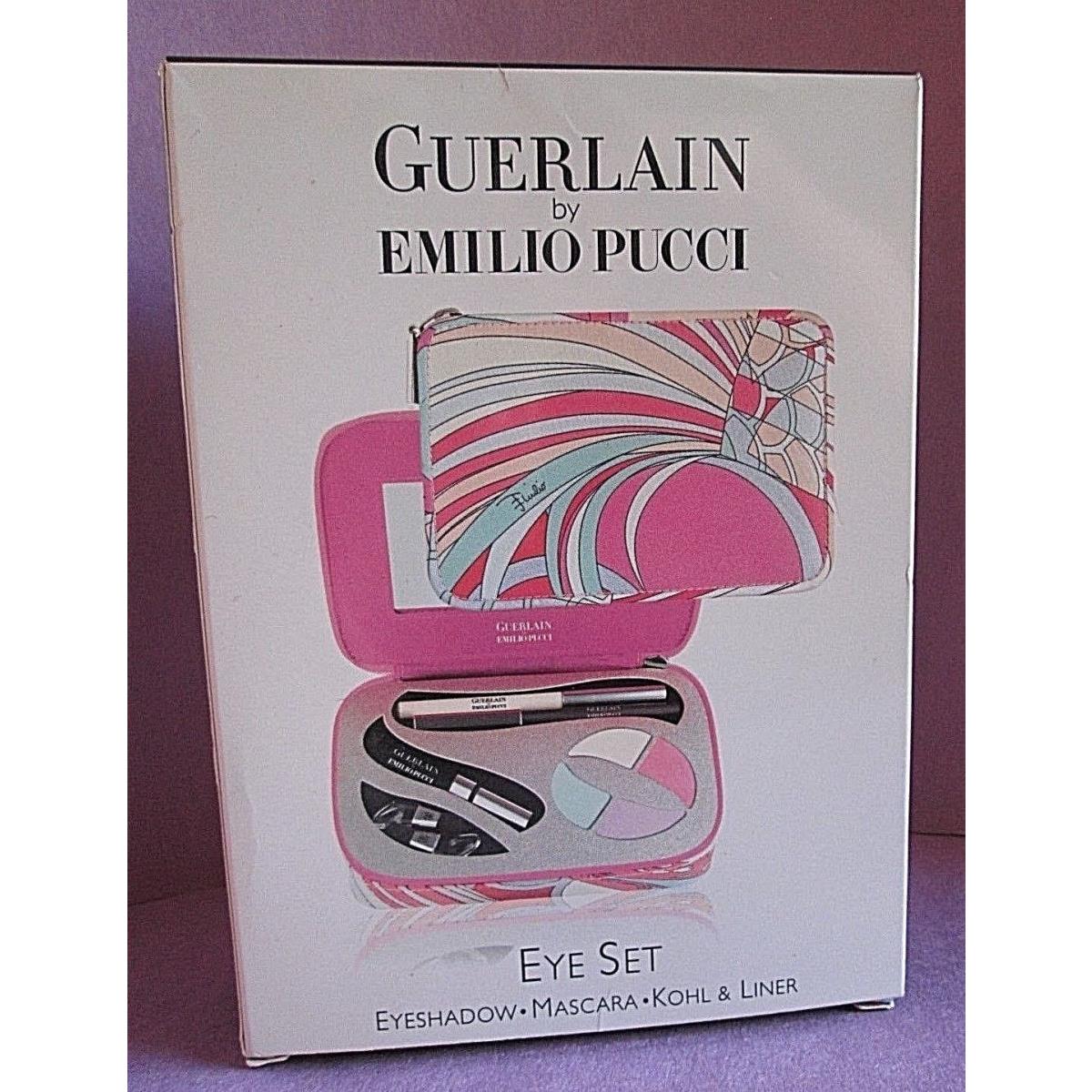 Guerlain by Emilio Pucci Eye Set Bag Eyeshadow Mascara Kohl Liner Vintage Rare