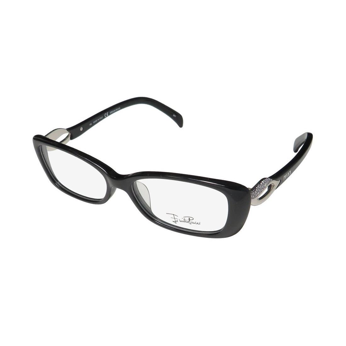 Emilio Pucci 2683 Eyewear 51-15-135 Italy Full-rim Black 001 Designer