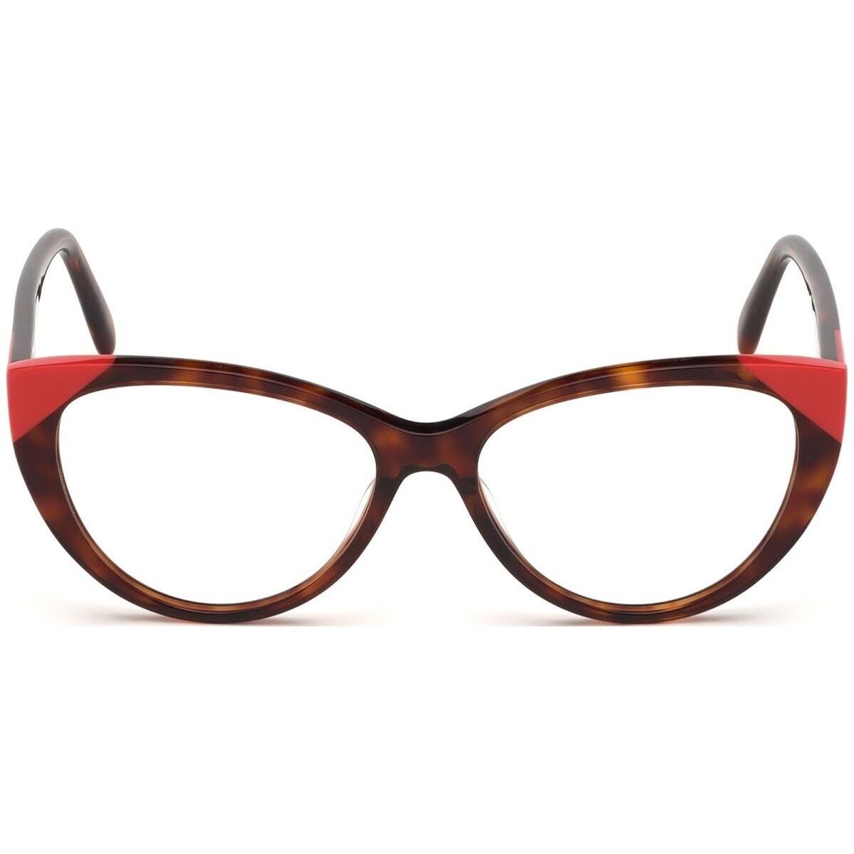 Emilio Pucci EP 5116 056 Tortoise Plastic Cat Eye Eyeglasses Frame 54-15-140 - Tortoise, Frame: Tortoise, Lens: Clear