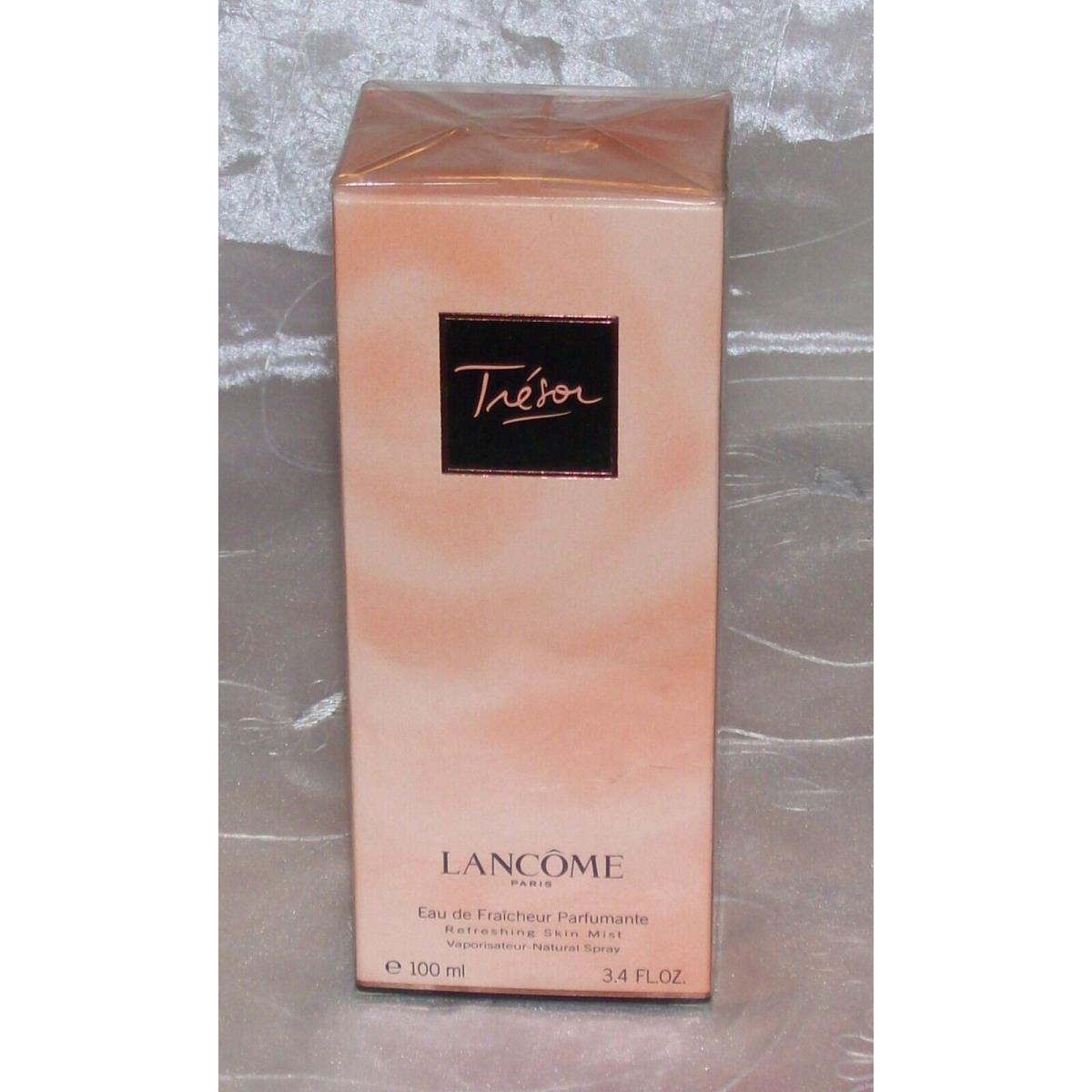 Lancome Tresor Eau De Fraicheur Parfumante Skin Mist 3.4 Fl Oz