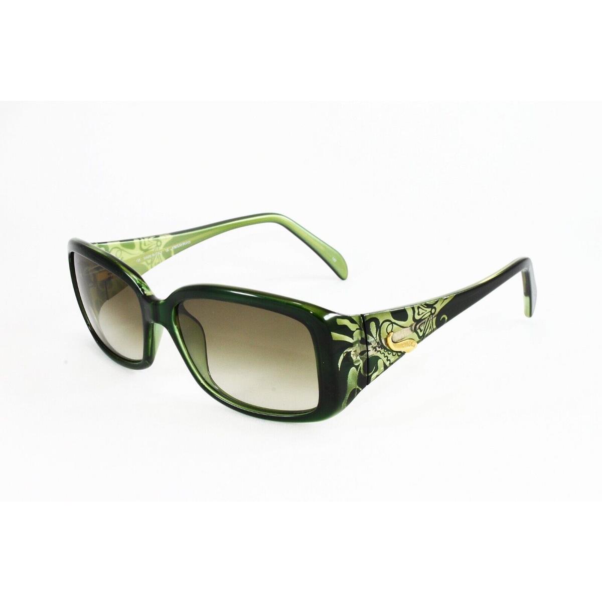 Emilio Pucci Sunglasses Women`s Fashion EP684S 318 Olive Green 56mm Brown Lens