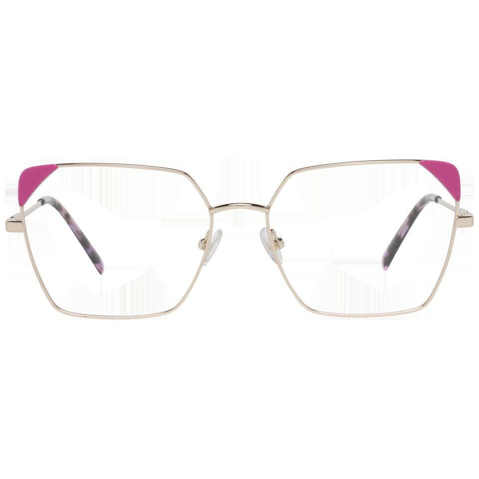 Emilio Pucci EP5111 028 Gold Purple Metal Big Cat Eye Eyeglasses Frame 55-16-140