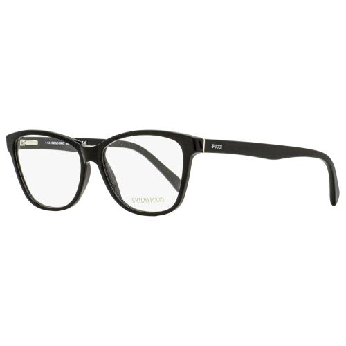 Emilio Pucci Rectangular Eyeglasses EP5024 001 Black 54mm 5024