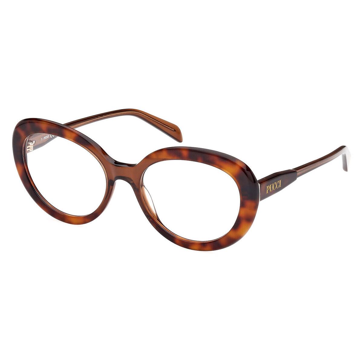 Emilio Pucci EP5232 Eyeglasses Women Havana/other 53mm - Frame: Havana/Other, Lens: Demo