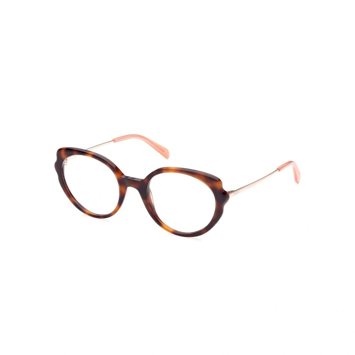 Emilio Pucci EP 5193 052 Havana Round Plastic Eyeglasses Optical Frame 52-21-140