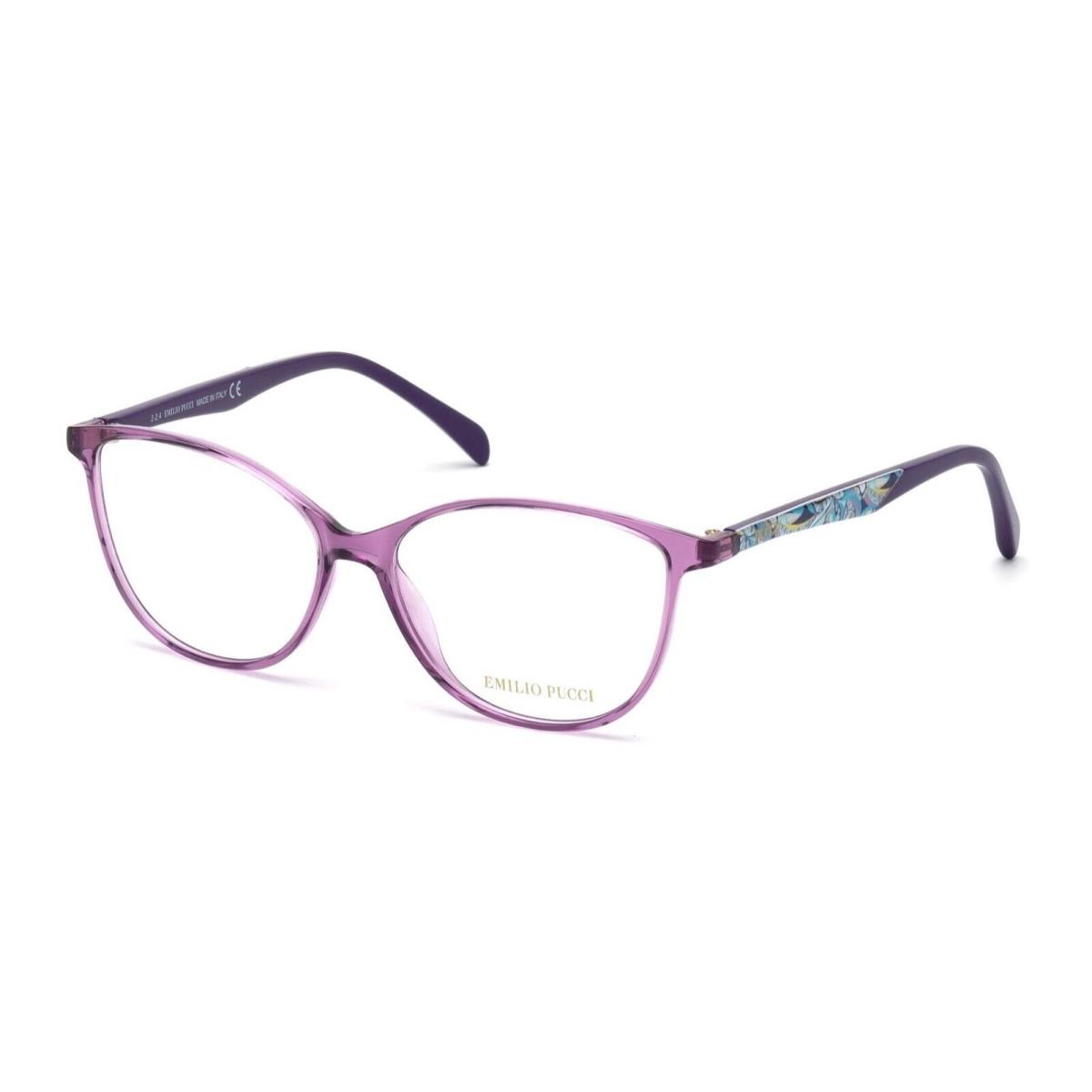 Emilio Pucci EP 5008 081 Light Purple Plastic Eyeglasses Frame 54-14-135 EP5008