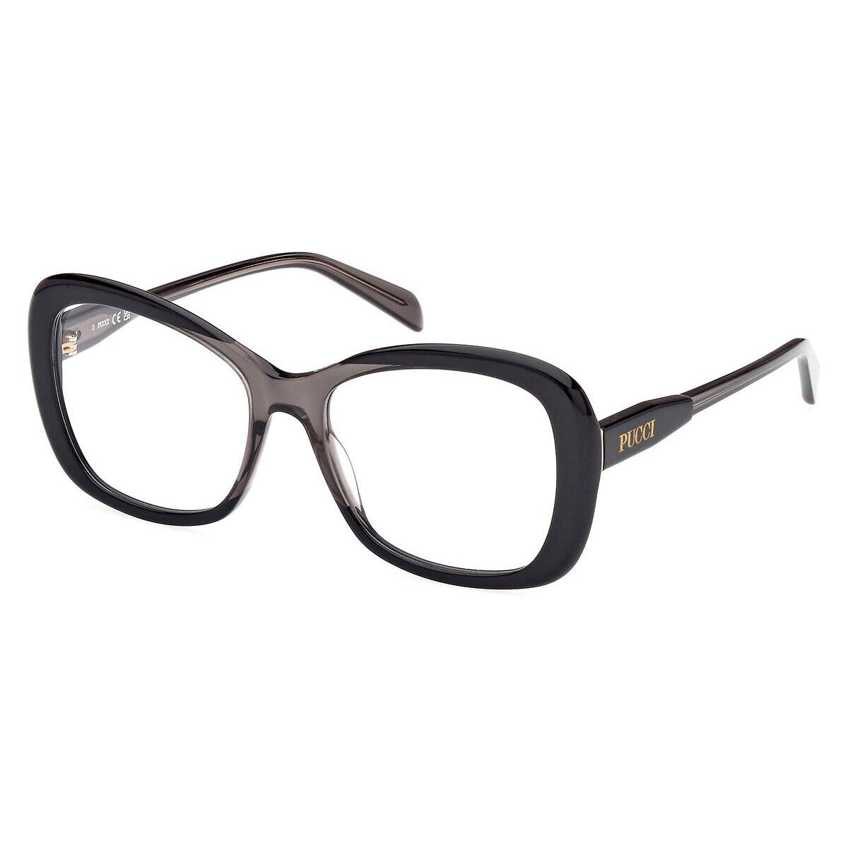 Emilio Pucci EP5231 Eyeglasses Women Black/other 53mm - Frame: Black/Other, Lens: Demo