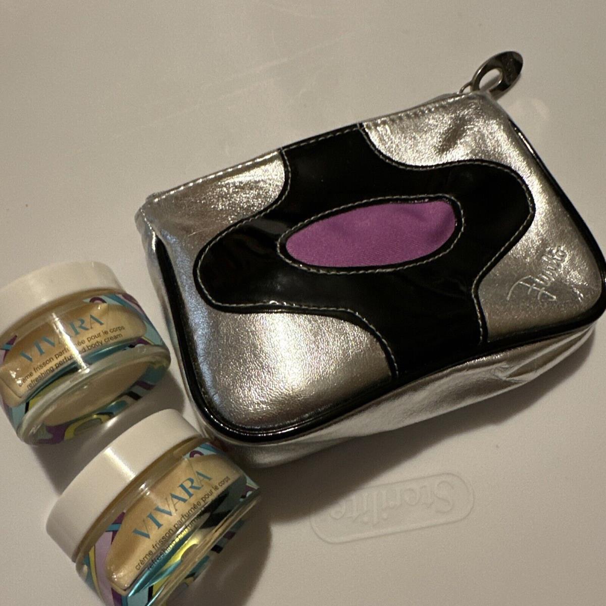 Emilio Pucci Vivara Perfumed Body Cream with Rare Cosmetic Bag 2oz / 60ml