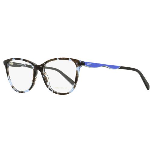 Emilio Pucci Rectangular Eyeglasses EP5095 055 Blue Havana 54mm 5095