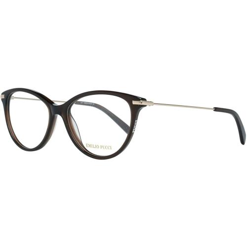 Emilio Pucci EP 5082 048 Brown Clear Plastic Optical Eyeglasses Frame 54-16-140