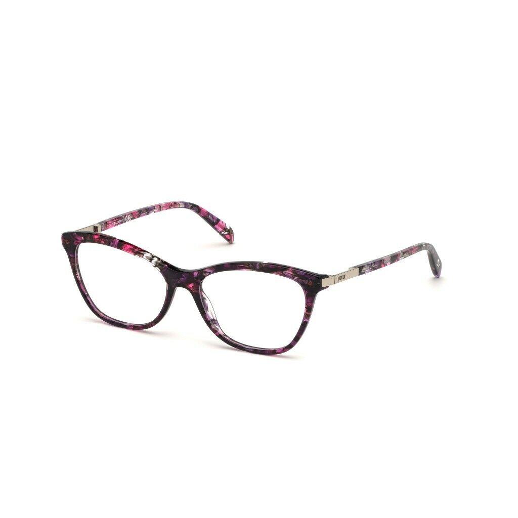 Emilio Pucci EP5121 Havana Purple 083 Plastic Optical Eyeglasses Frame 54-16-140