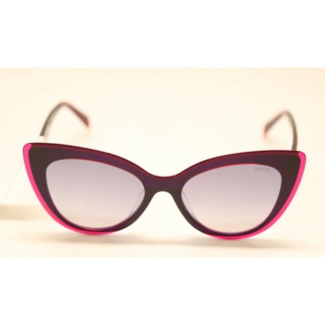 Emilio Pucci EP 106 77T Fuchsia/grey Cat Eye Gradient Sunglasses 1184