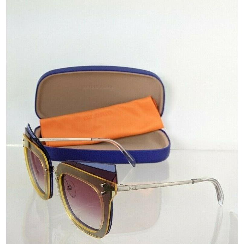 Emilio Pucci Sunglasses EP 105 41T Gold EP105 66mm