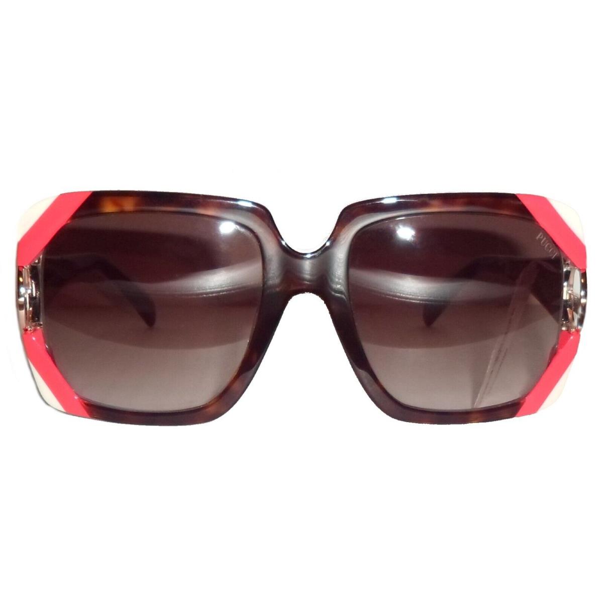 Emilio Pucci Tortoise Multi Smoky Gradient Sunglasses