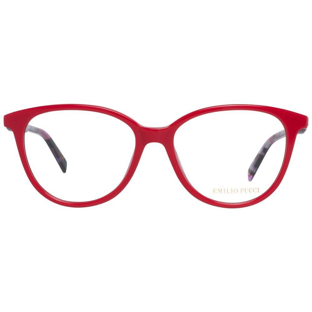 Emilio Pucci EP 5094 075 Hot Pink Round Cat Eye Eyeglasses Frame 53-16-140