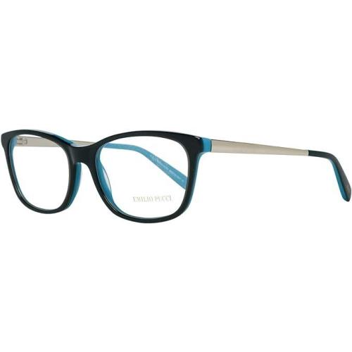 Emilio Pucci EP5068 092 Blue Rectangle 54-17-135mm Full Rim Women`s Eyeglasses