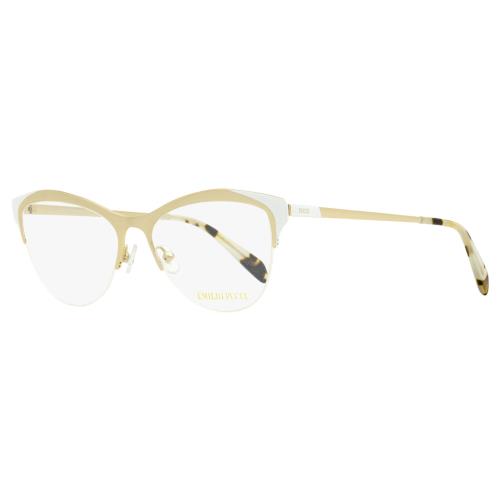 Emilio Pucci Oval Eyeglasses EP5073 033 Gold/black/havana 53mm 5073 - Gold/Black/Havana, Frame: Gold/Black/Havana, Lens: Clear