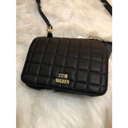 Steve Madden Brenee Crossbody Bag Black Clutch Shoulder Purse