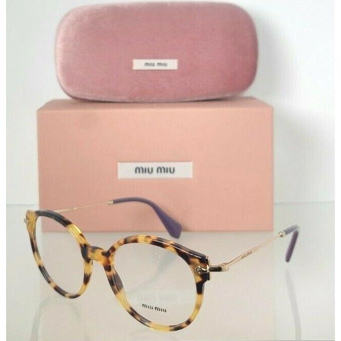 Miu Miu Eyeglasses Vmu 04P 7S0- 1O1 Tortoise Gold Frame