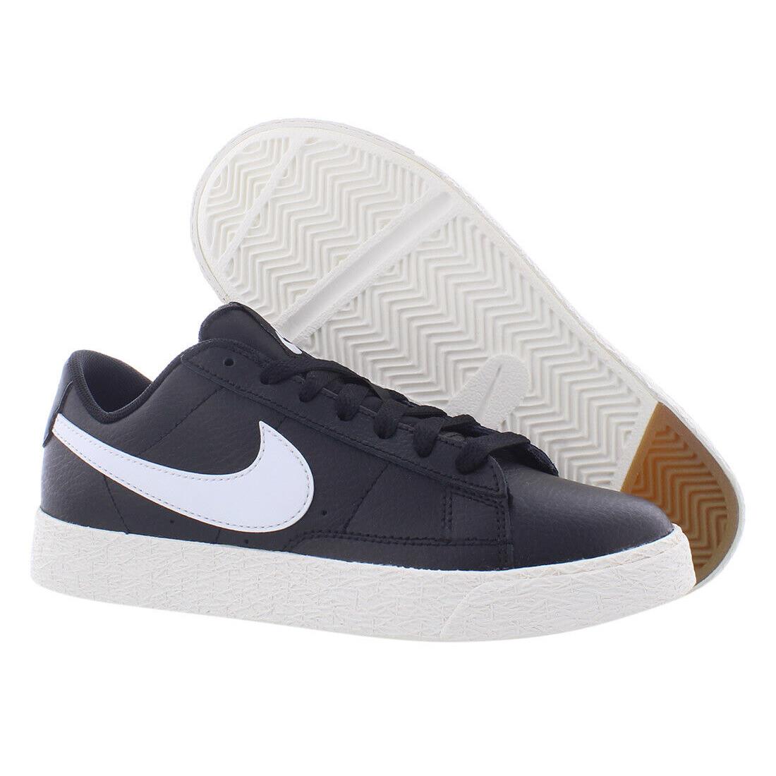 Nike Blazer Low GS Shoes - Black/White Sail, Main: Black