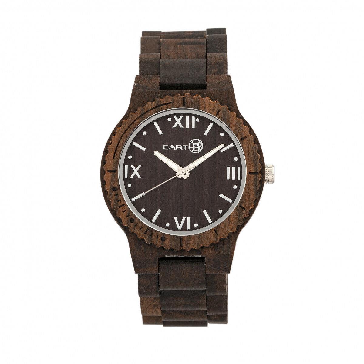 Earth Wood Bighorn Bracelet Watch - Dark Brown