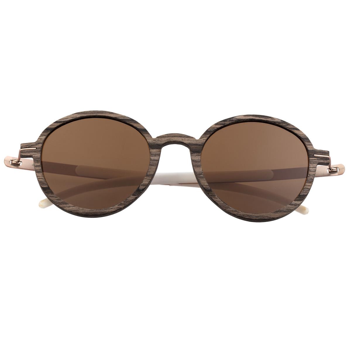 Earth Wood Toco Polarized Sunglasses - Swiss Walnut/brown