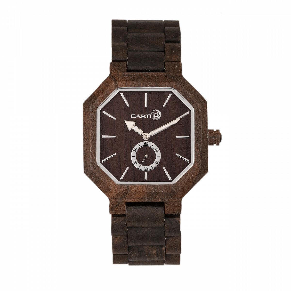 Earth Wood Acadia Bracelet Watch - Dark Brown