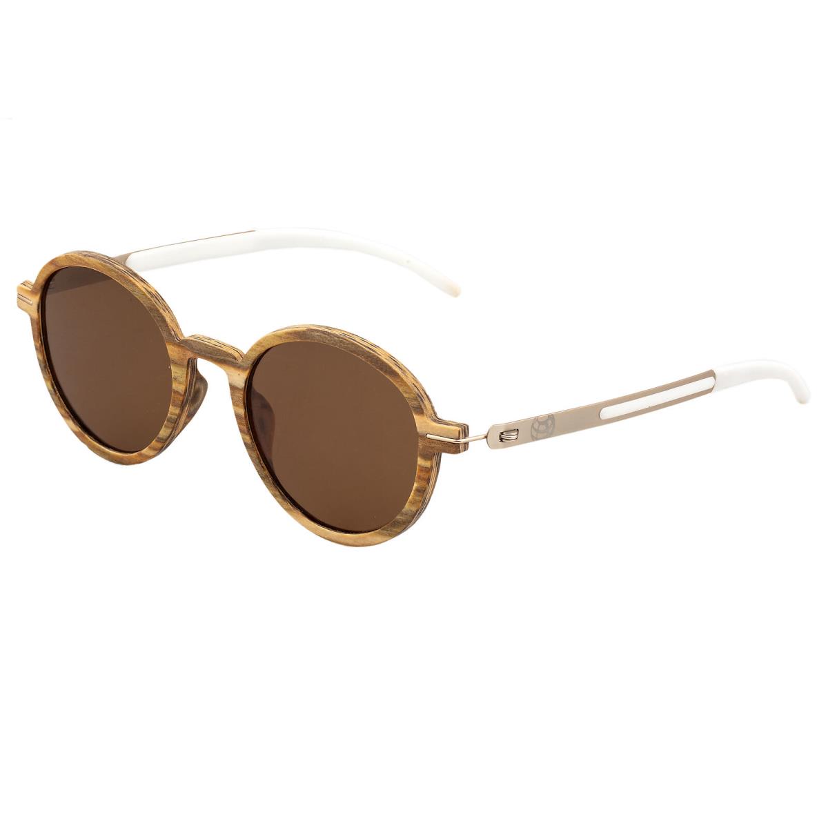 Earth Wood Toco Polarized Sunglasses - Apple Wood/brown