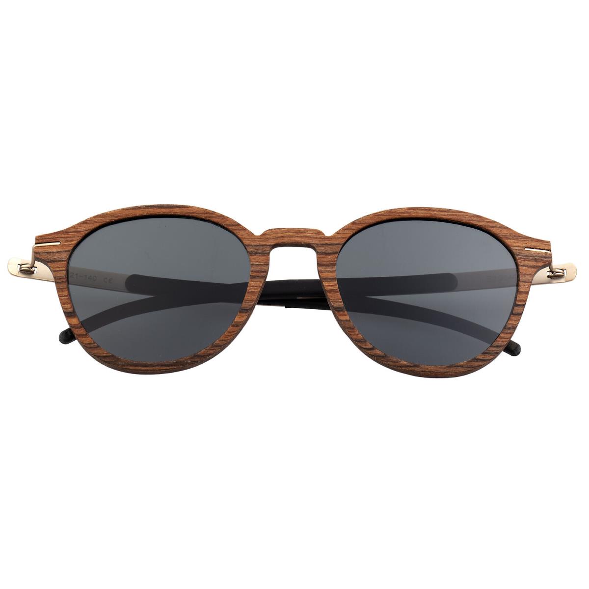 Earth Wood Sabal Polarized Sunglasses - Rosewood/black