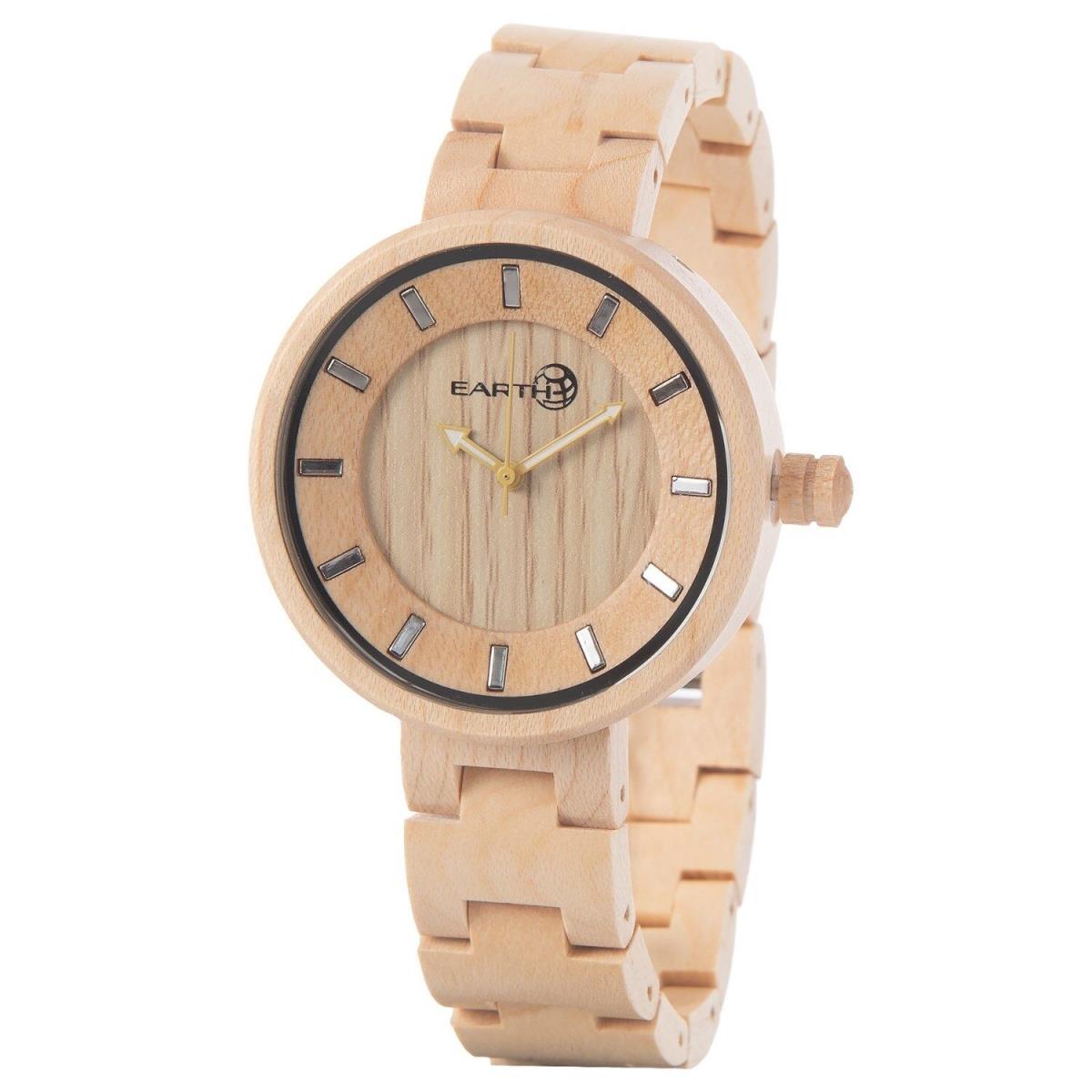 Earth Wood Unisex Root Analog Watch Natural