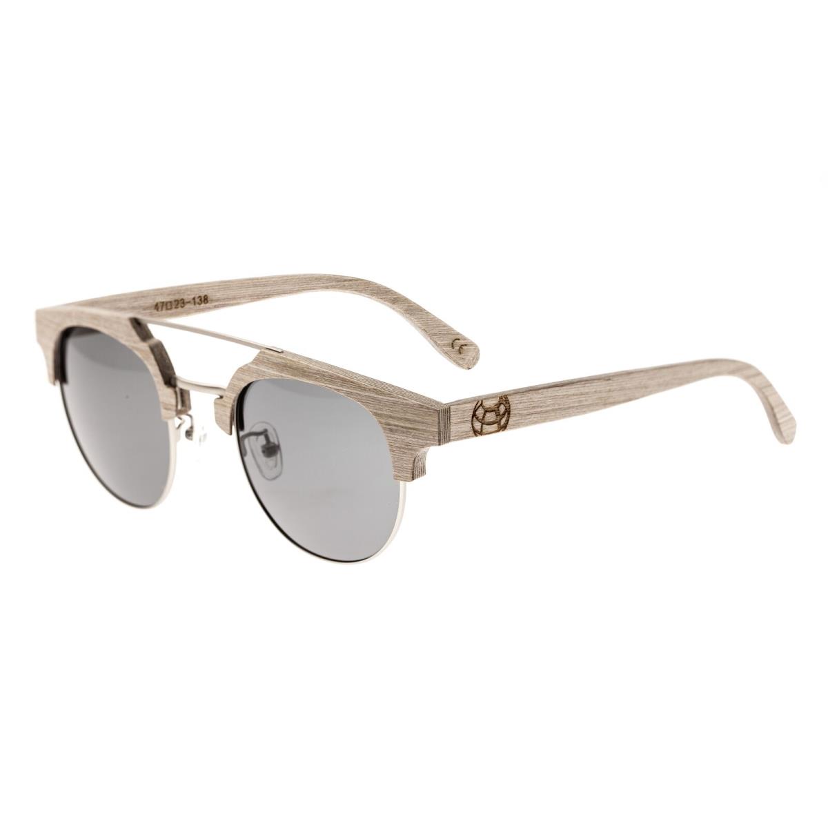 Earth Wood Kai Polarized Sunglasses - Beige/silver