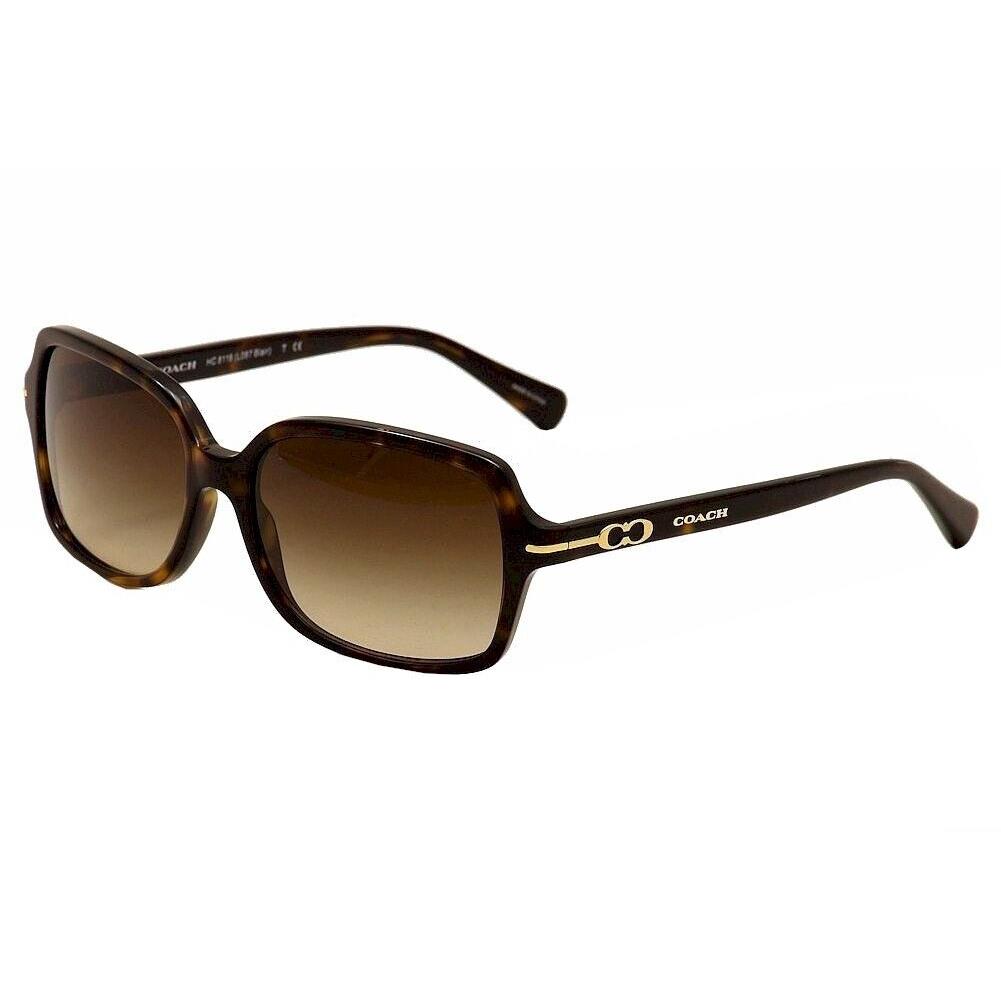 Coach Women`s Blair HC8116 HC/8116 500113 Dark Tortoise Fashion Sunglasses 56mm