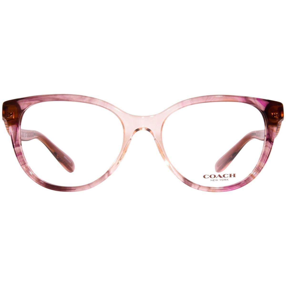 Coach HC6177 5656 Transparent Pink Ombre Eyeglasses 52mm 17 140