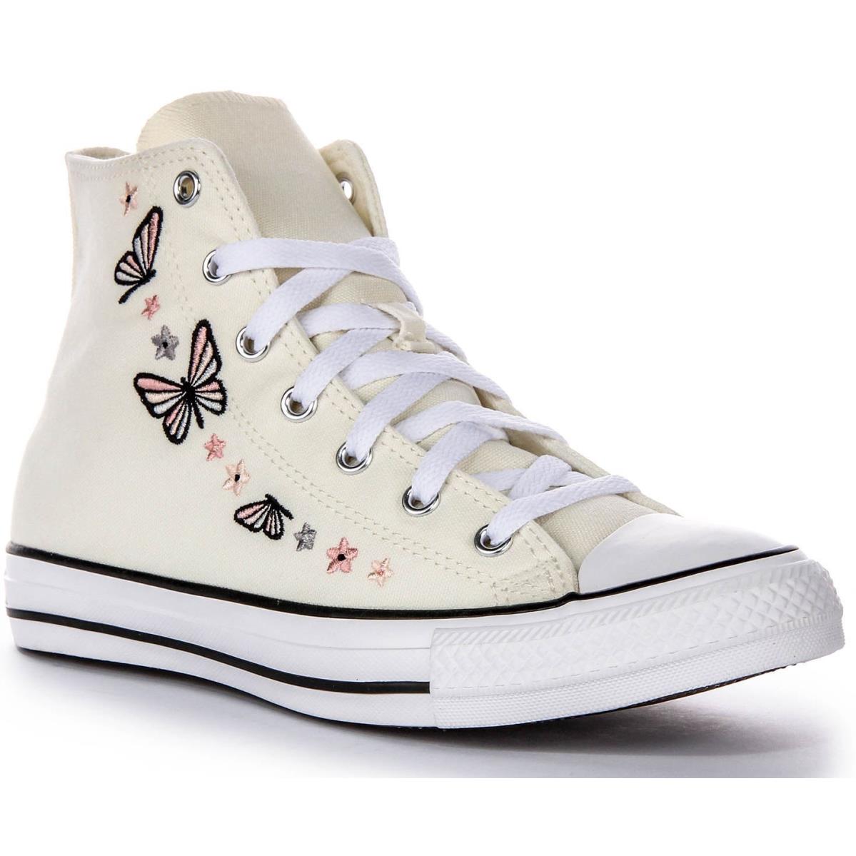 Converse All Star Butterfly Tennised Hi Mens Sneakers White Multi US 6 - 13