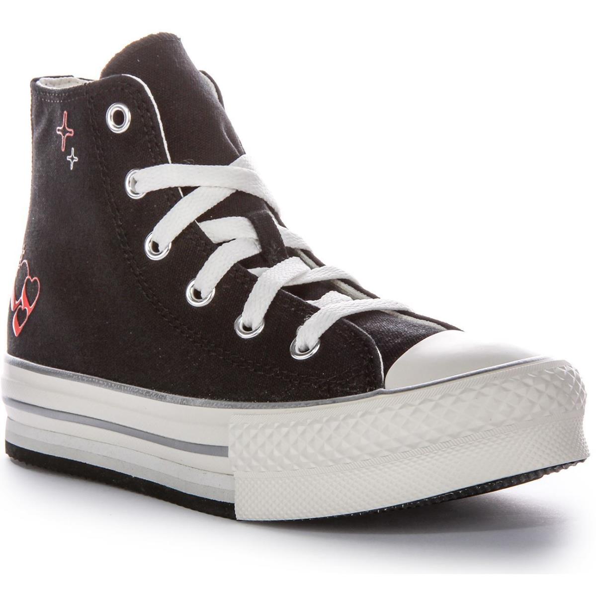 Converse Chuck Taylor All Star Eva Mens Sneakers Black Red Kids US 6 - 13