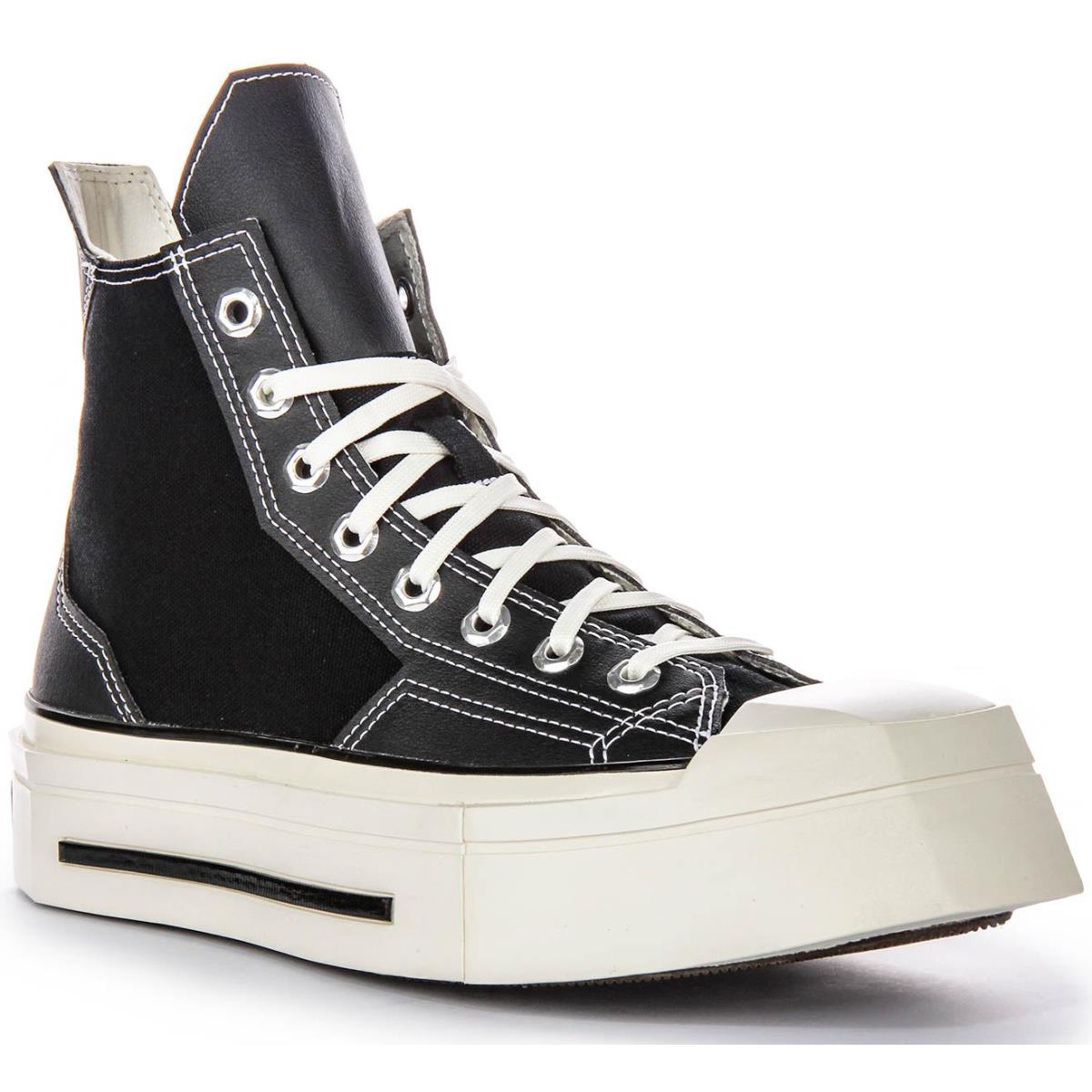 Converse A06436C Chuck 70 De Luxe Squared Platform Mens Sneakers White US 6 - 13 BLACK