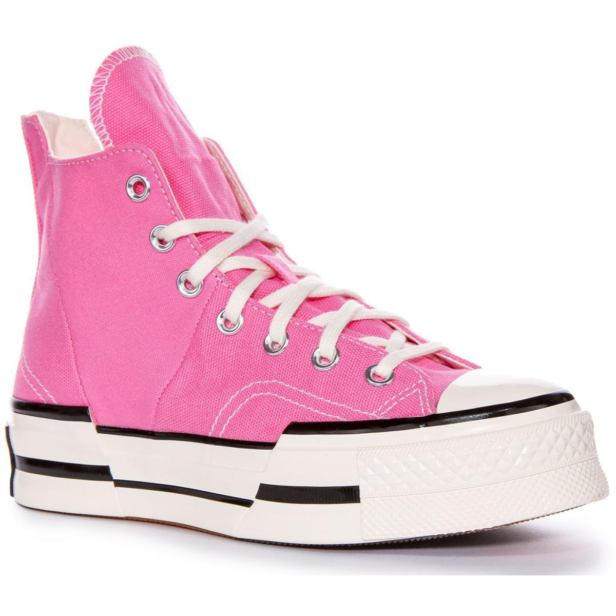 Converse A05466C Chuck 70 Plus Hi Top Platform Womens Sneakers Pink Size 5 - 11