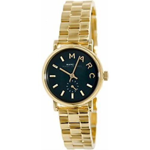Marc by Marc Jacobs Green Dial Stainless Steel Quartz Ladies Watch MBM3249