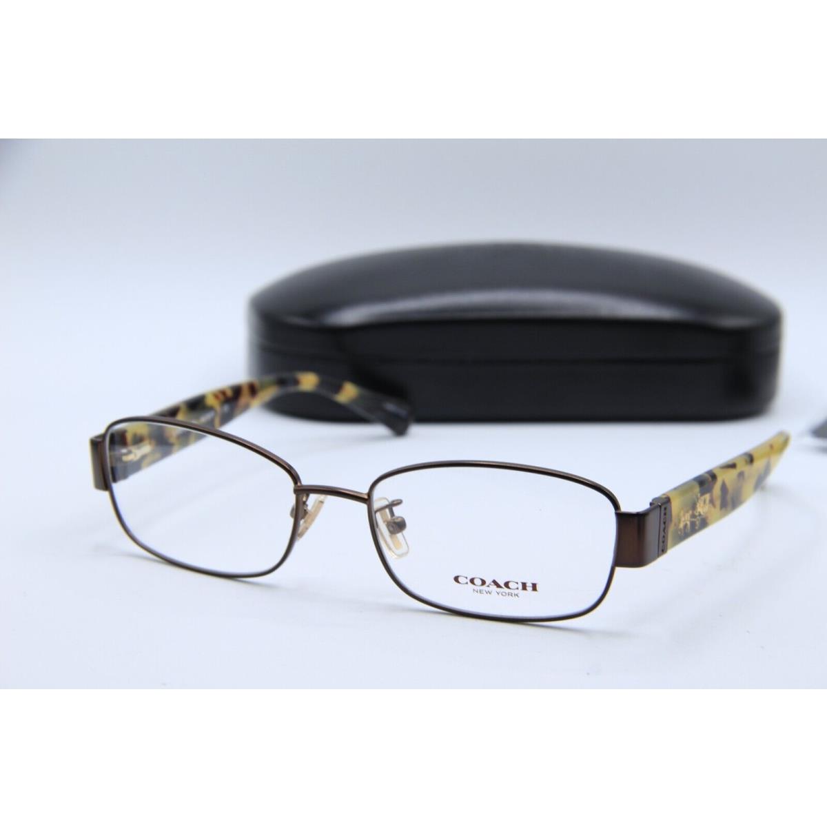 Coach HC 5075 9245 Brown Havana Gold Frames Eyeglasses 53-17