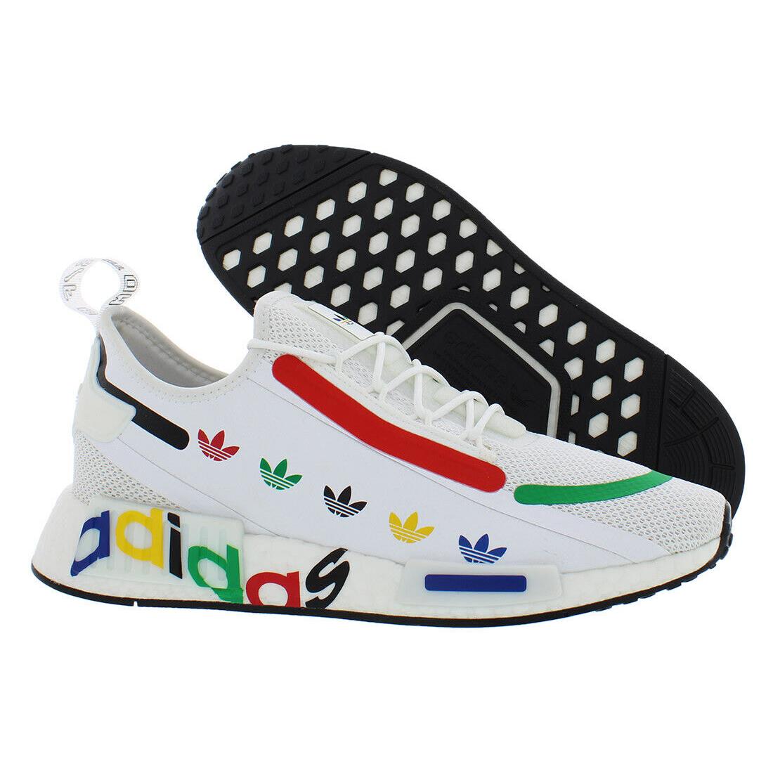 Adidas Nmd R1 Spectoo Mens Shoes - White/Multicolored, Main: White