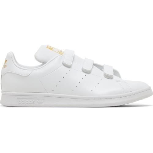 FX5508 Mens Adidas Stan Smith CF - Ftwwht/Ftwwht/Goldmt